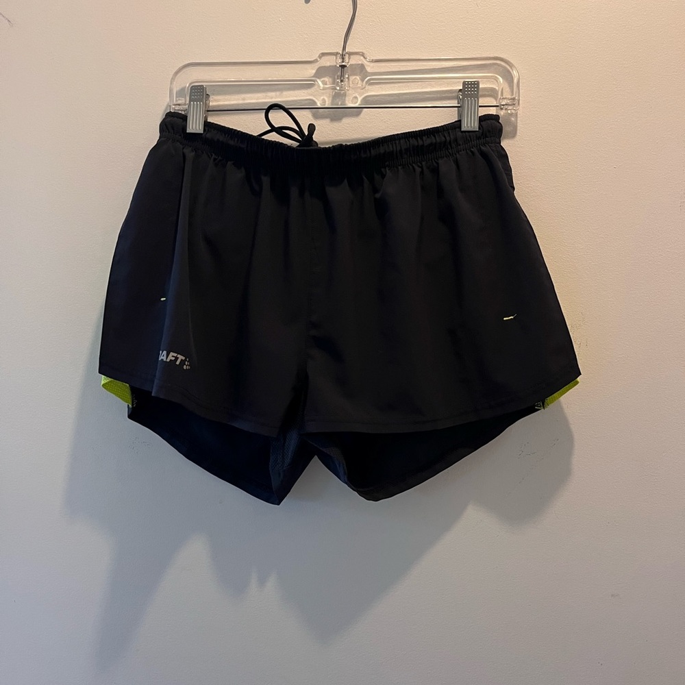 Craft Running shorts with zipper pocket